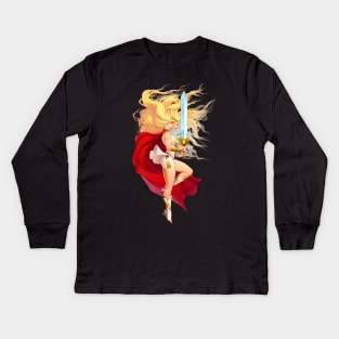 The Princess of the Power 2 Kids Long Sleeve T-Shirt